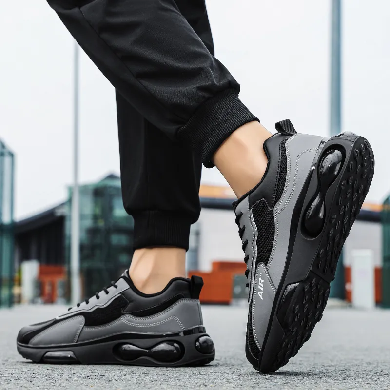 Bull Charm Slip Resistant Water Resistant Casual Shoes Men's Black-2