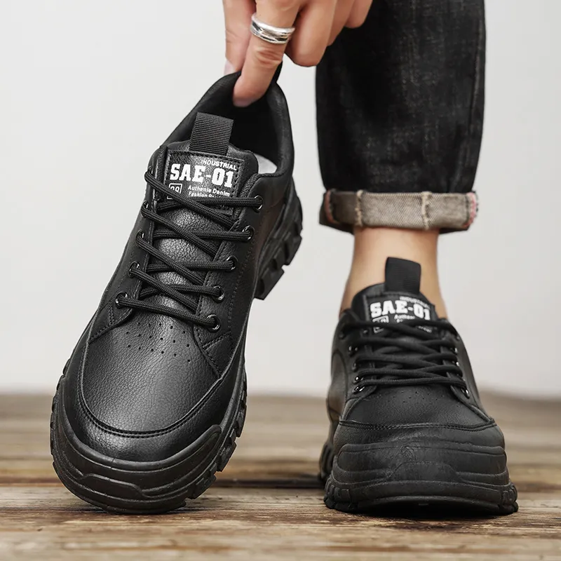 Bull Charm Slip Resistant Low Top Casual Shoes Men's-5