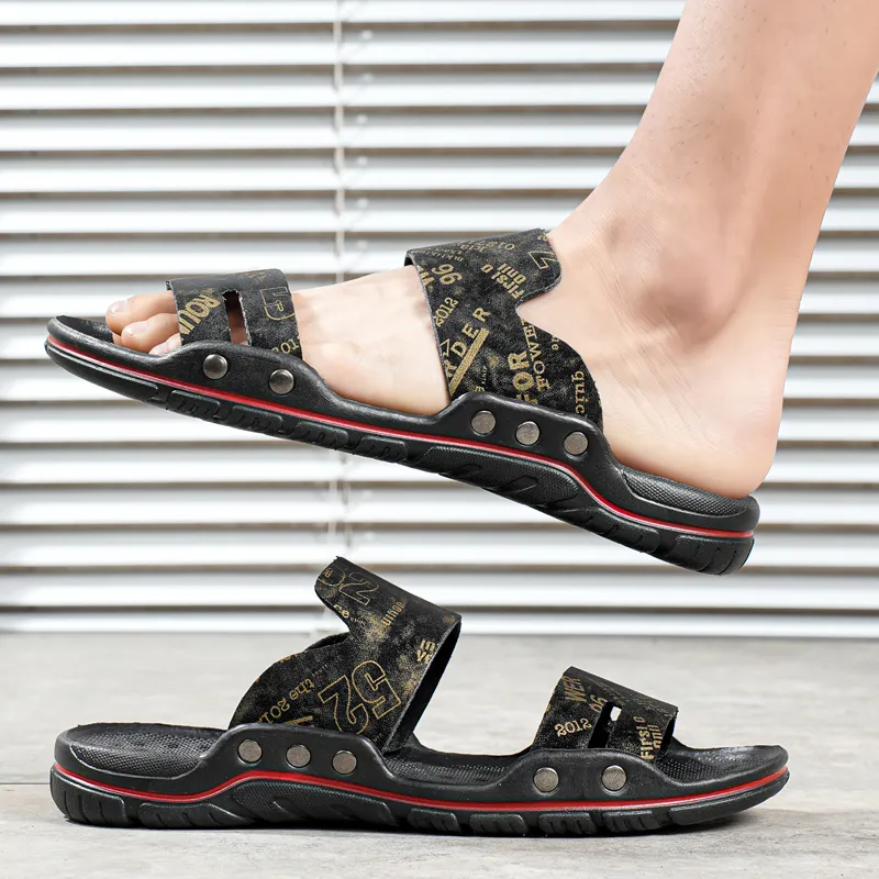 Bull charm Beach Sandals Men-4