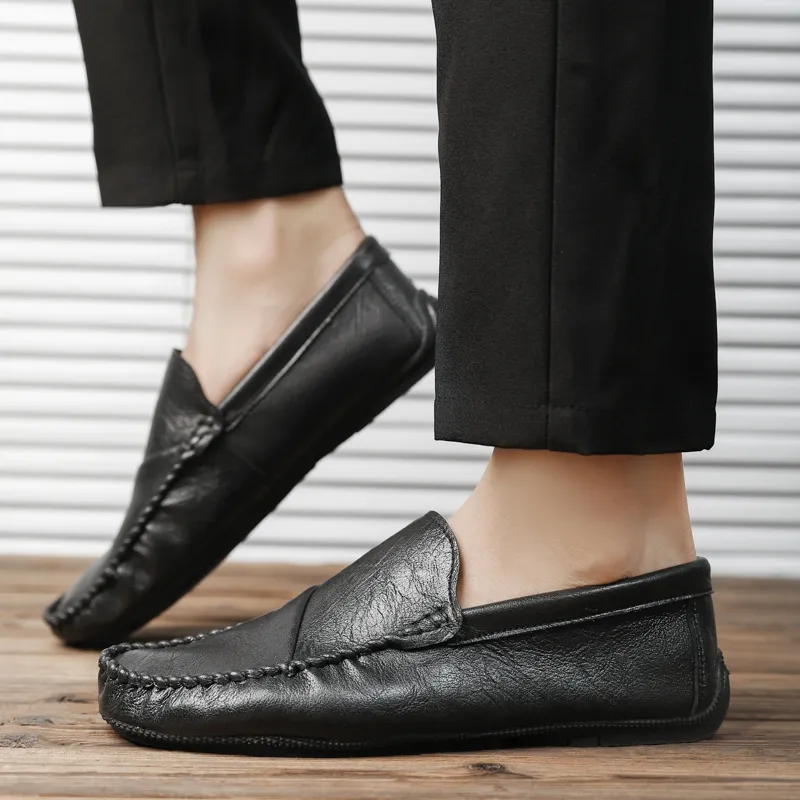 Bull charm Loafers Men Khaki/Brown/Black-16