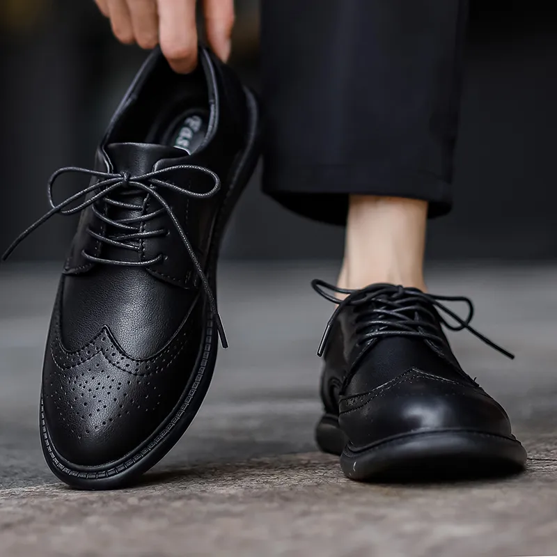 Bull Charm Casual Shoes Men's Black-1