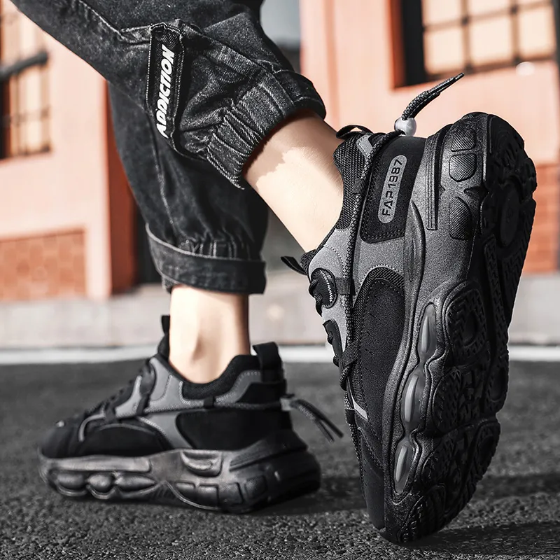 Bull Charm Anti-Slip Wear-Resistant Low-Top Casual Shoes Men's-2