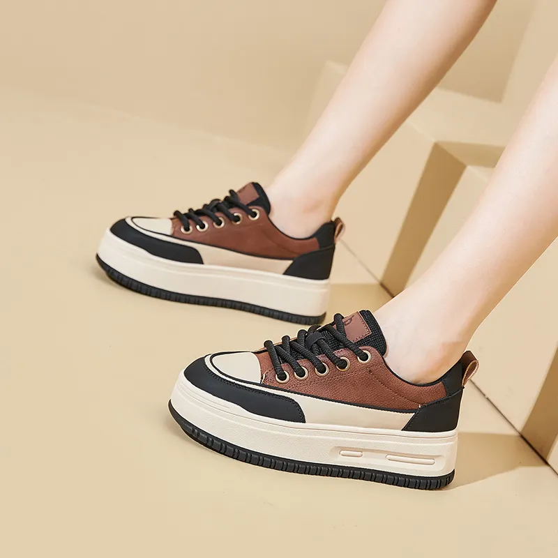 Bull Charm Abrasion-Resistant Slip-Resistant Low-Top Skateboard Shoes Women's-7
