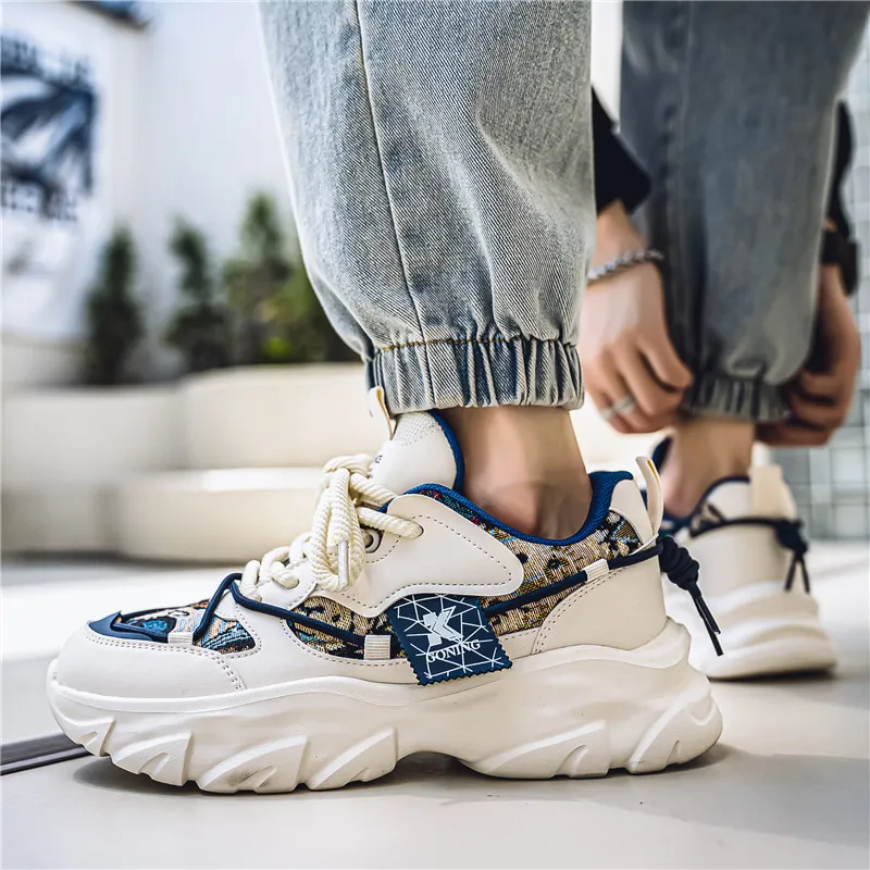 Bull Charm Low-Top Chunky Sneakers Men's-5