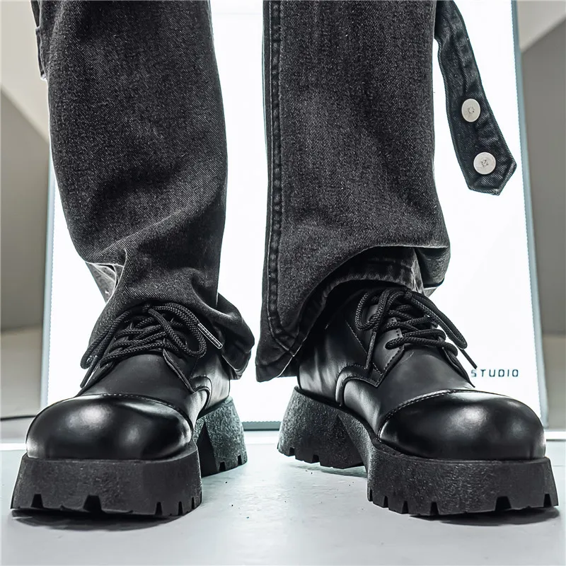 Bull Charm Casual Shoes Men's Black-1