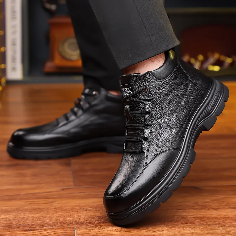 Bull Charm Martin Boot Men's Black-3