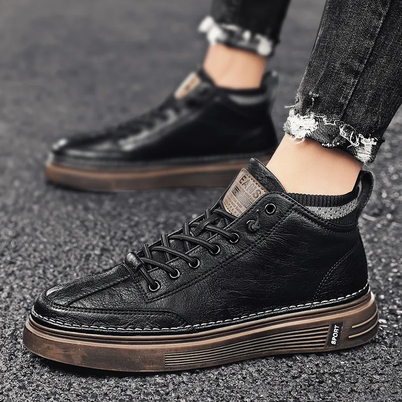 Bull Charm Abrasion Resistant Mid Top Skateboard Shoes Unisex-15
