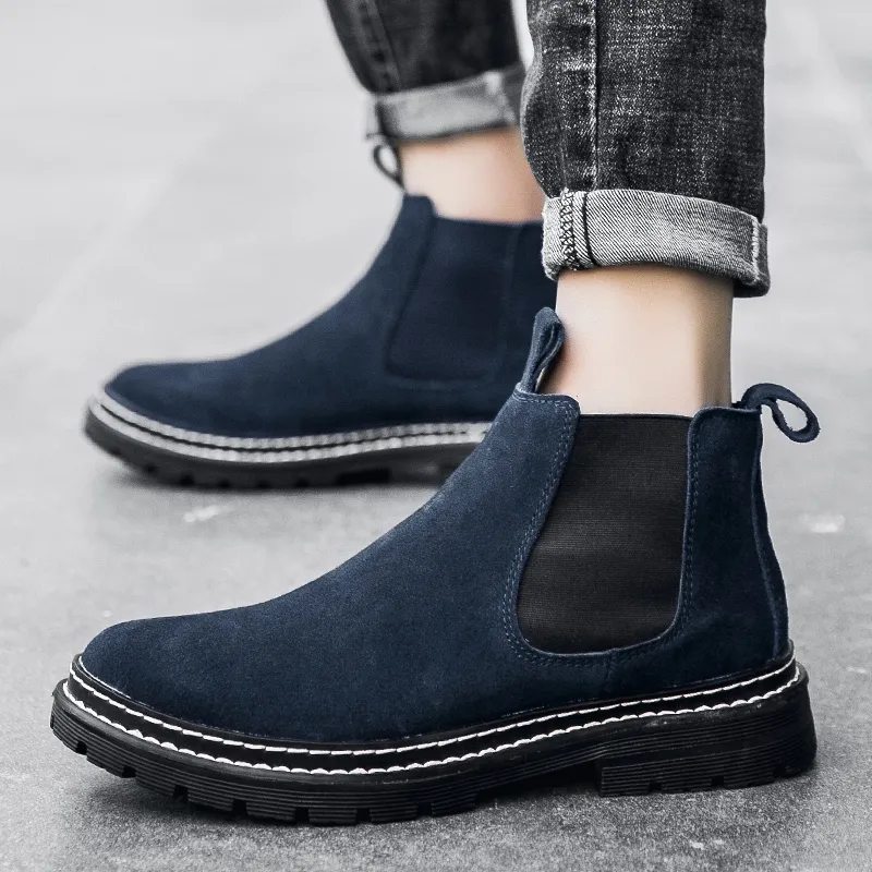 Bull Charm Short Chelsea Boots Men's-10