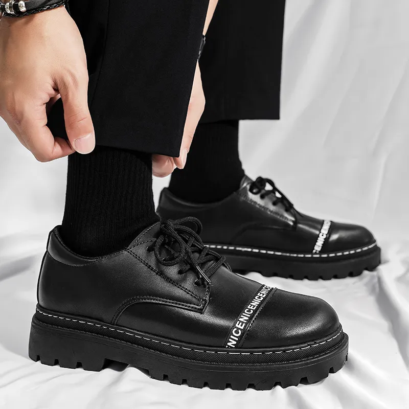 Bull Charm Casual Shoes Men's Black-1