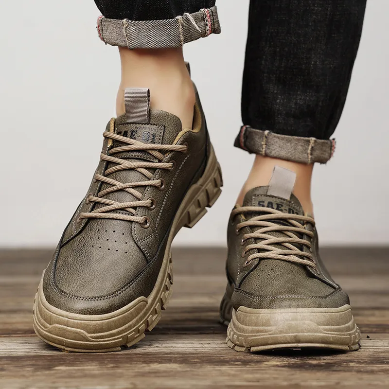 Bull Charm Slip Resistant Low Top Casual Shoes Men's-15