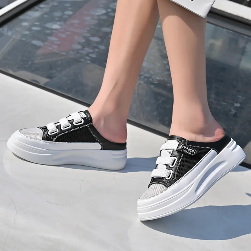 Bull Charm Slip Resistant Wrap toe Slippers Women's-4