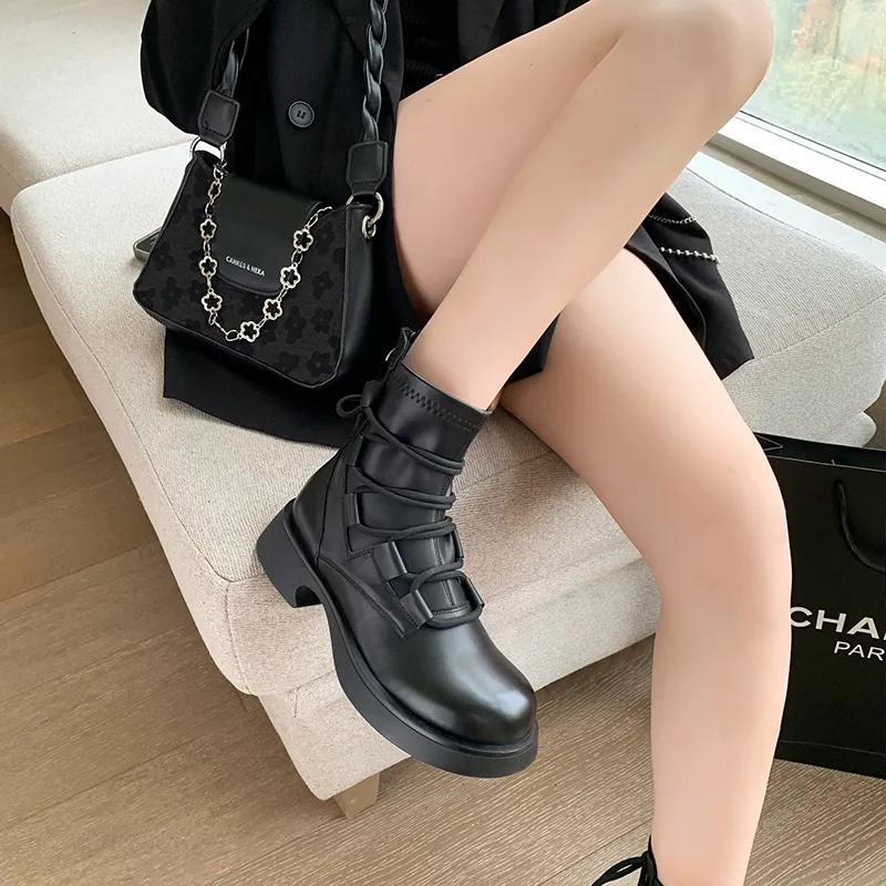 Bull Charm Short Martin Boot Women's-4