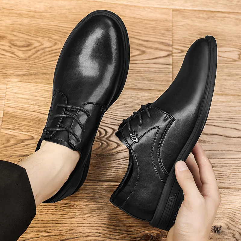 Bull charm Dress Shoes Men Low Top-1