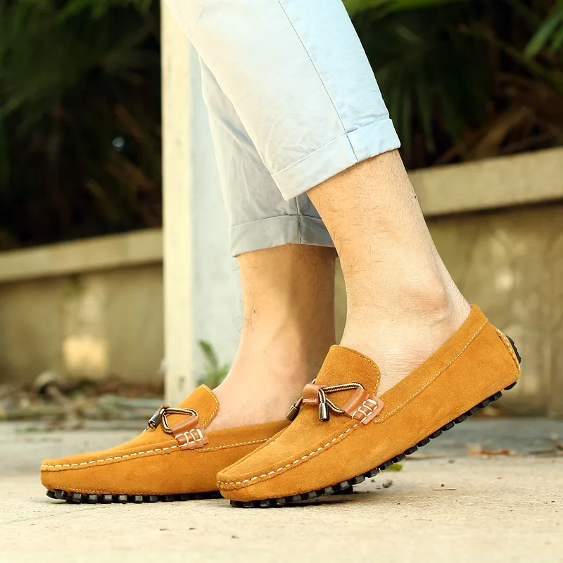 Bull charm Gommino Loafers Men-1