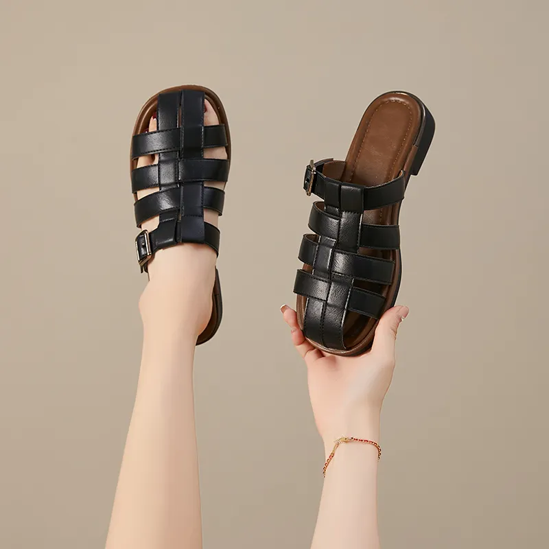 Bull Charm Wrap toe Slippers Women's-5