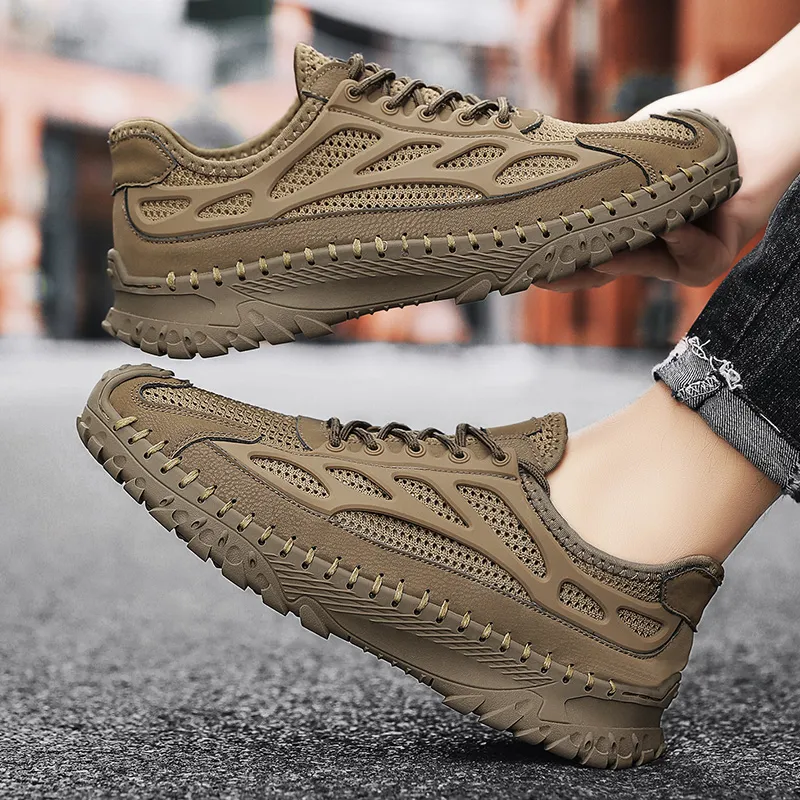 Bull Charm Anti-Slip And Wear-Resistant Breathable Low-Top Casual Shoes Men's-7