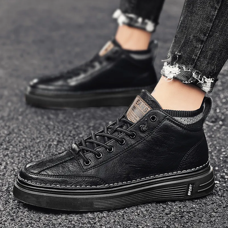 Bull Charm Abrasion Resistant Mid Top Skateboard Shoes Unisex-20