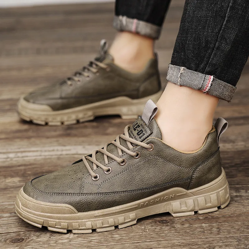 Bull Charm Slip Resistant Low Top Casual Shoes Men's-16