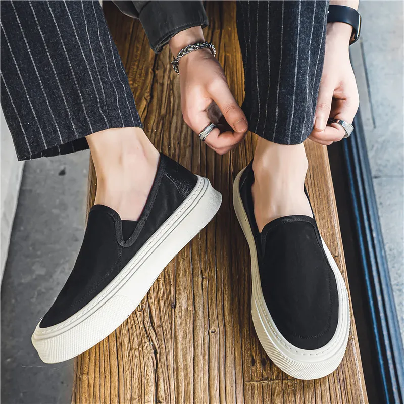 Bull Charm Casual Shoes Men's Black-5