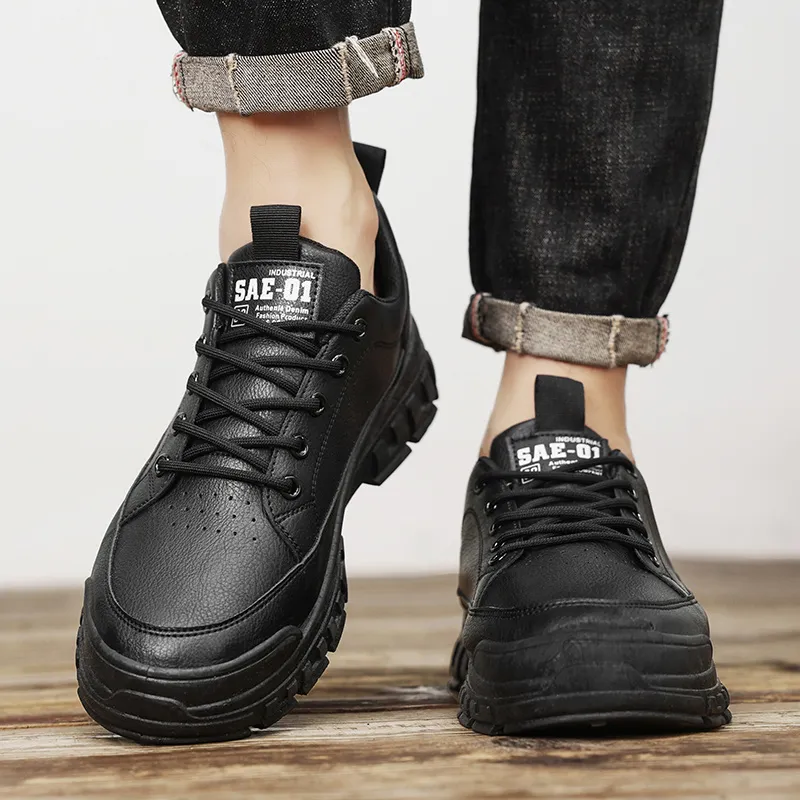 Bull Charm Slip Resistant Low Top Casual Shoes Men's-4