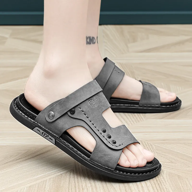 Bull charm Beach Sandals Men-9