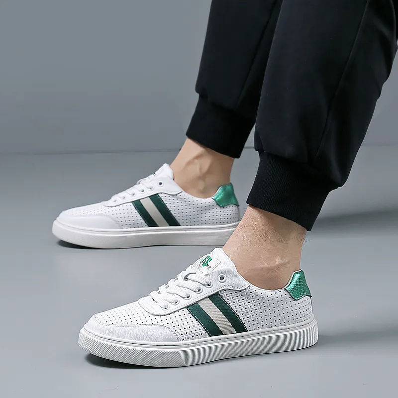 Bull Charm Durable Breathable Low-Top Skateboard Shoes Men's-19