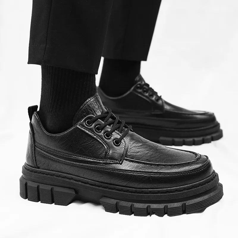 Bull Charm Casual Shoes Men's Black-4