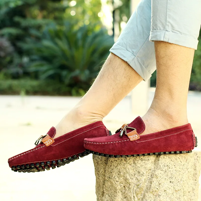 Bull charm Gommino Loafers Men-6