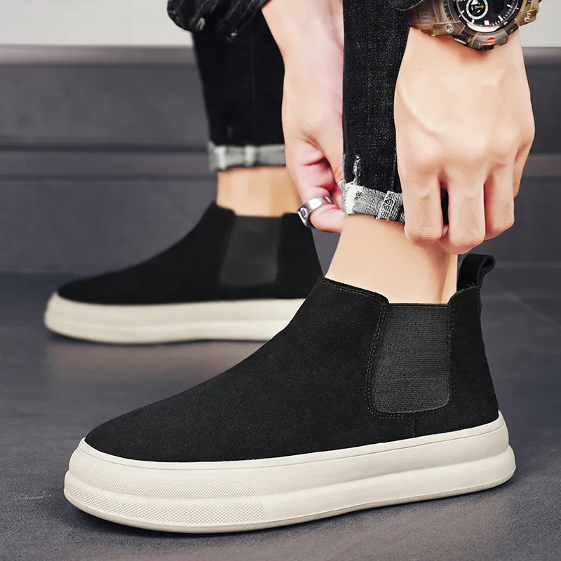Bull Charm Short Chelsea Boots Men's-4