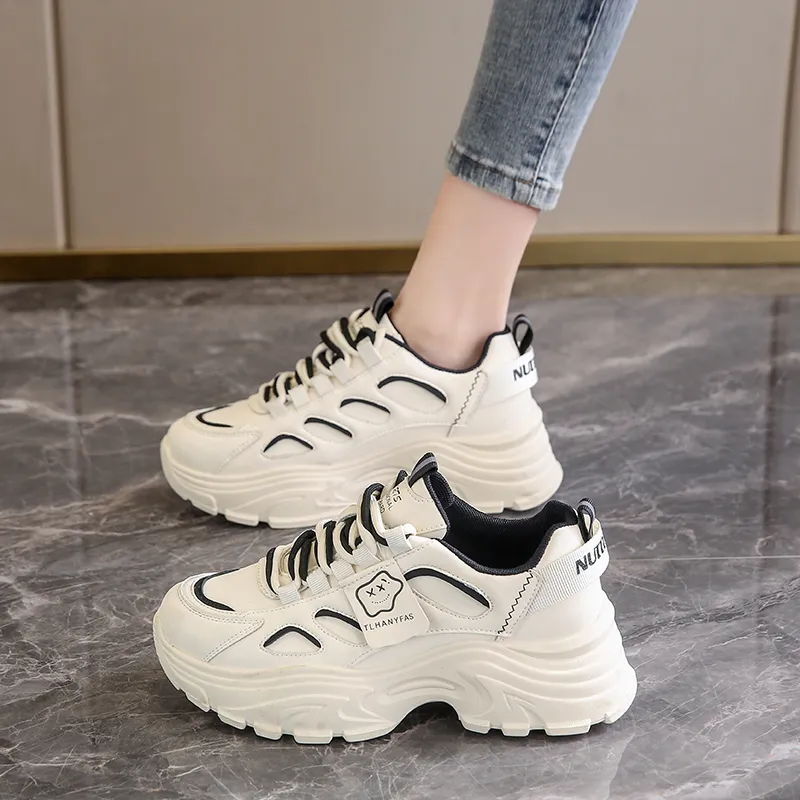 Bull Charm Low-Top Chunky Sneakers Women's-5