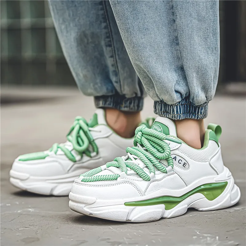 Bull charm Casual Shoes Men Low Top White Black/White Green/White Brown-9