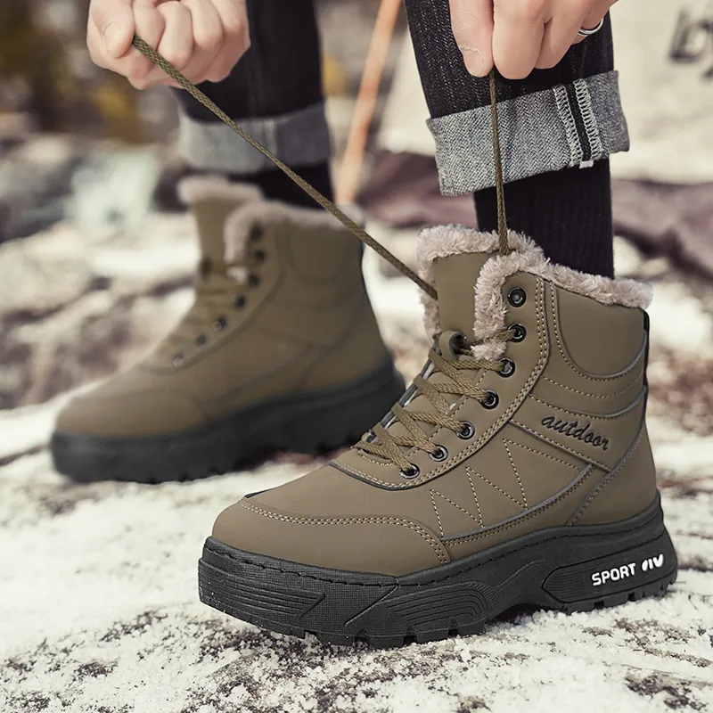 Bull charm Snow Boots Men-7