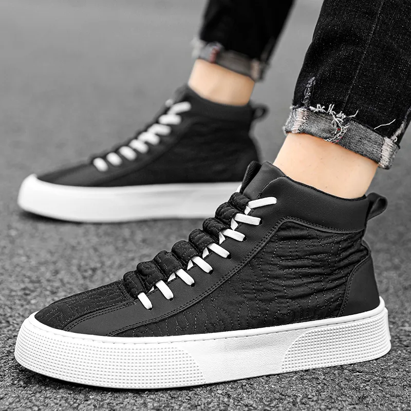 Bull Charm High-Top Casual Shoes Men's-1