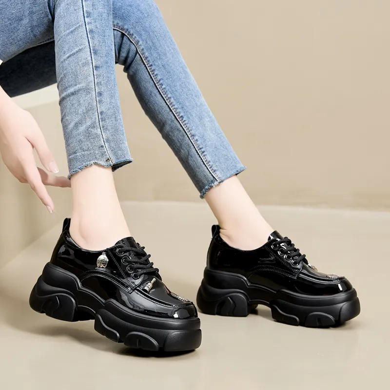 Bull Charm Loafers Women's Black-4