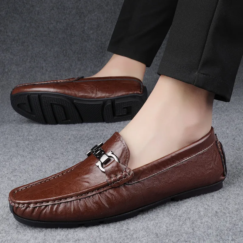 Bull charm Men's Casual Shoes Men Low Top Black/Dark Brown-9