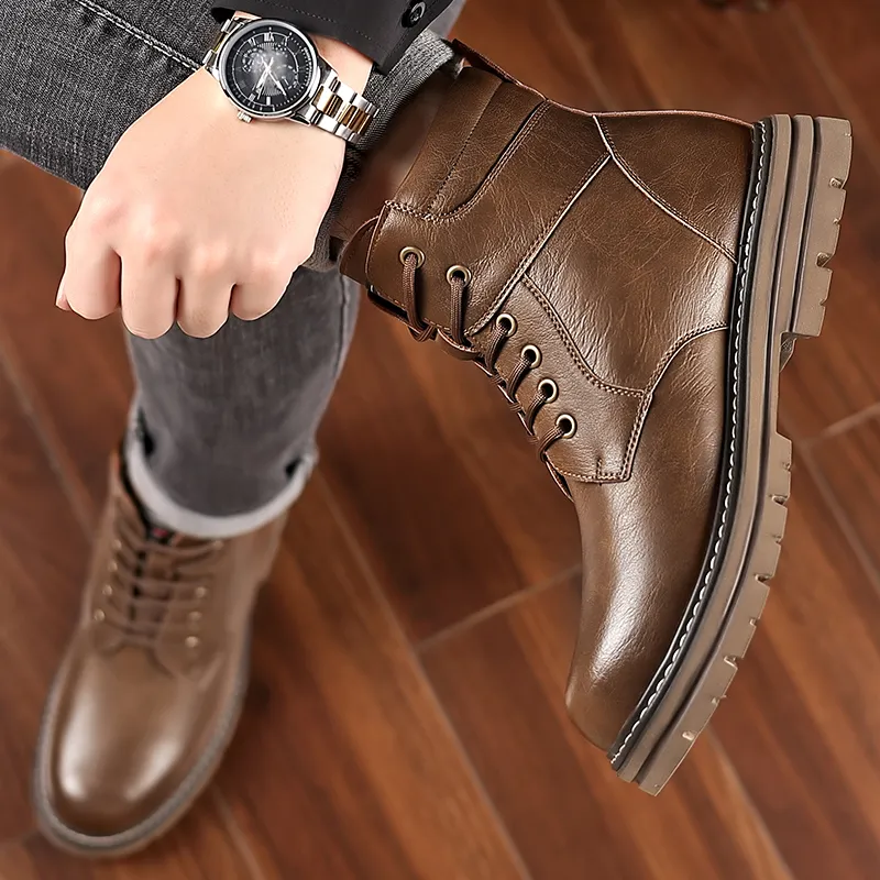 Bull Charm Short Martin Boot Men's-7
