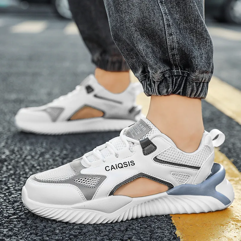 Bull charm Casual Shoes Men Low Top White Blue/White Gray/Beige Black-9