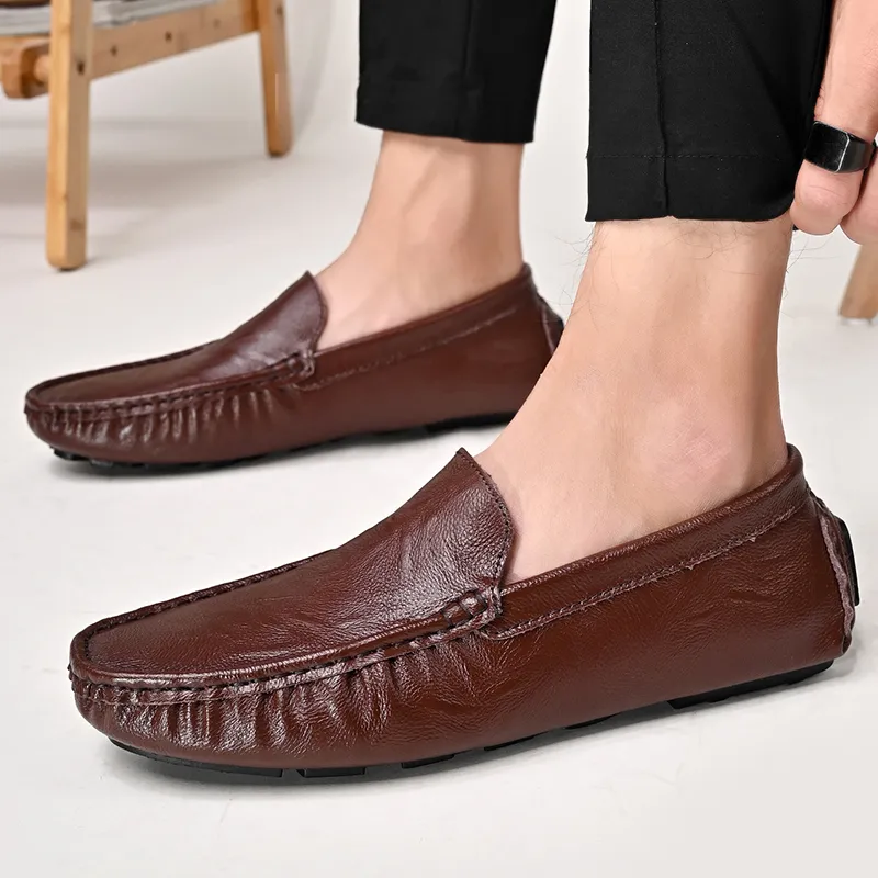 Bull charm Men's Casual Shoes Men Low Top Black/White/Brown-13