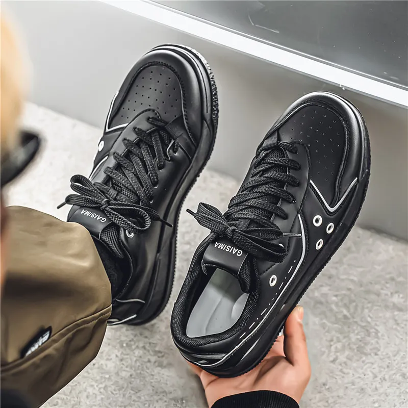 Bull Charm Durable Breathable Low Top Skateboard Shoes Men's-14