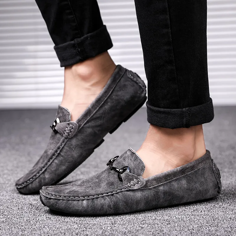 Bull charm Men's Casual Shoes Men Low Top Khaki/Black/Gray-13
