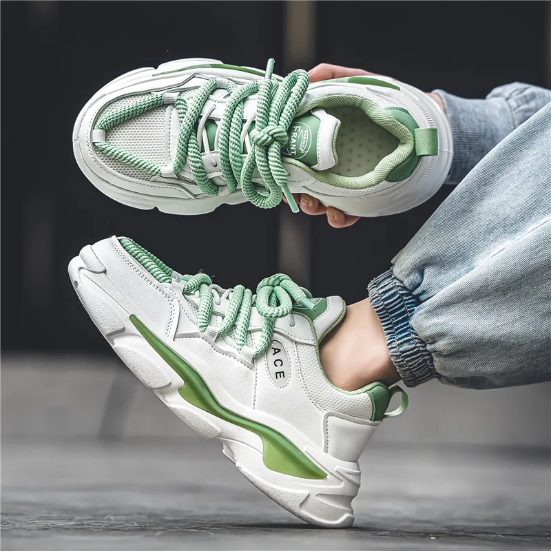 Bull charm Casual Shoes Men Low Top White Black/White Green/White Brown-8