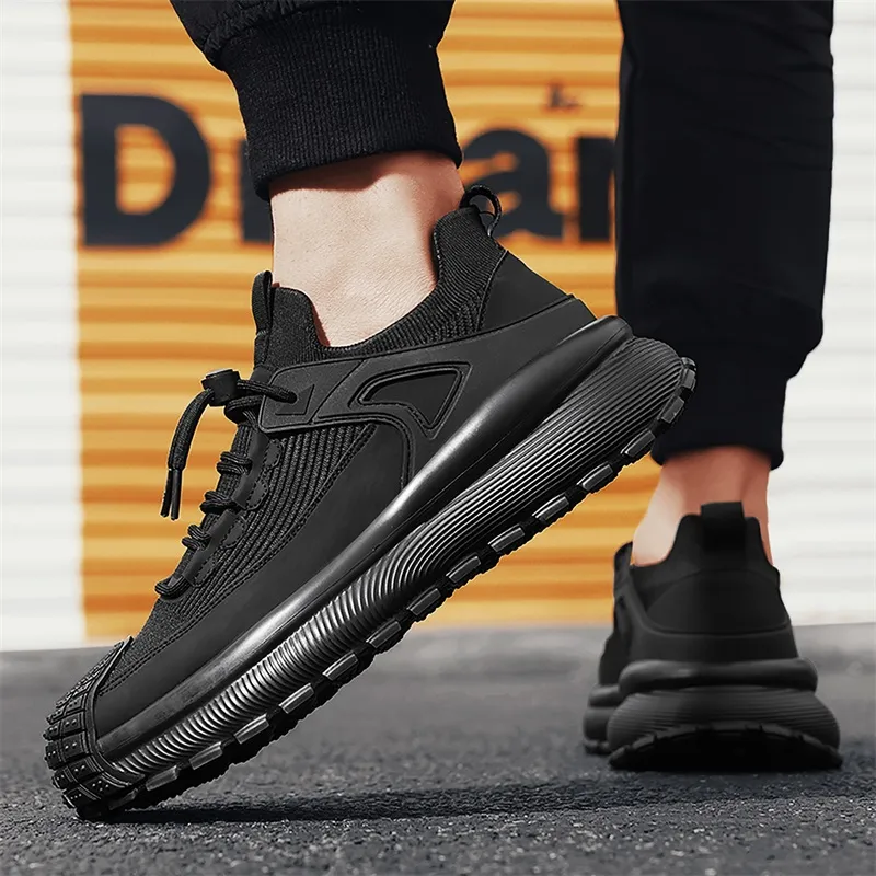 Bull Charm Low Top Casual Shoes Men's Black-2