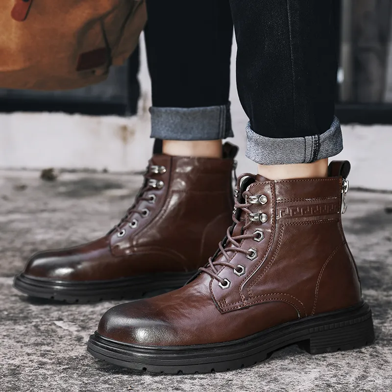 Bull Charm Short Martin Boot Men's-1