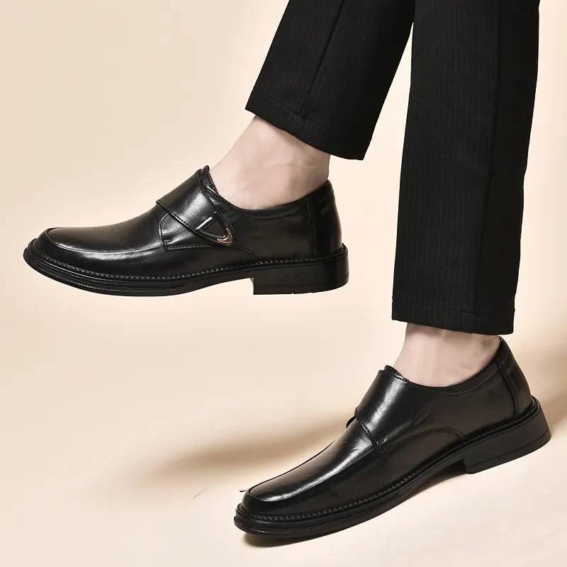 Bull charm Men's Casual Shoes Men Low Top Black/Brown-4