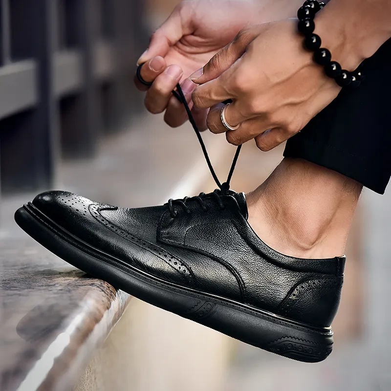 Bull Charm Casual Shoes Men's Black-2