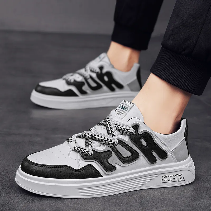 Bull Charm Abrasion-Resistant Low-Top Skateboard Shoes Men's-11