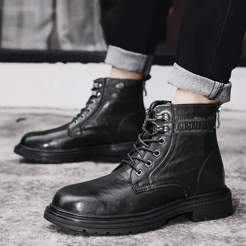 Bull Charm Short Martin Boot Men's-11