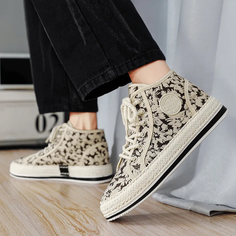 Bull Charm High-Top Casual Shoes Men's-2