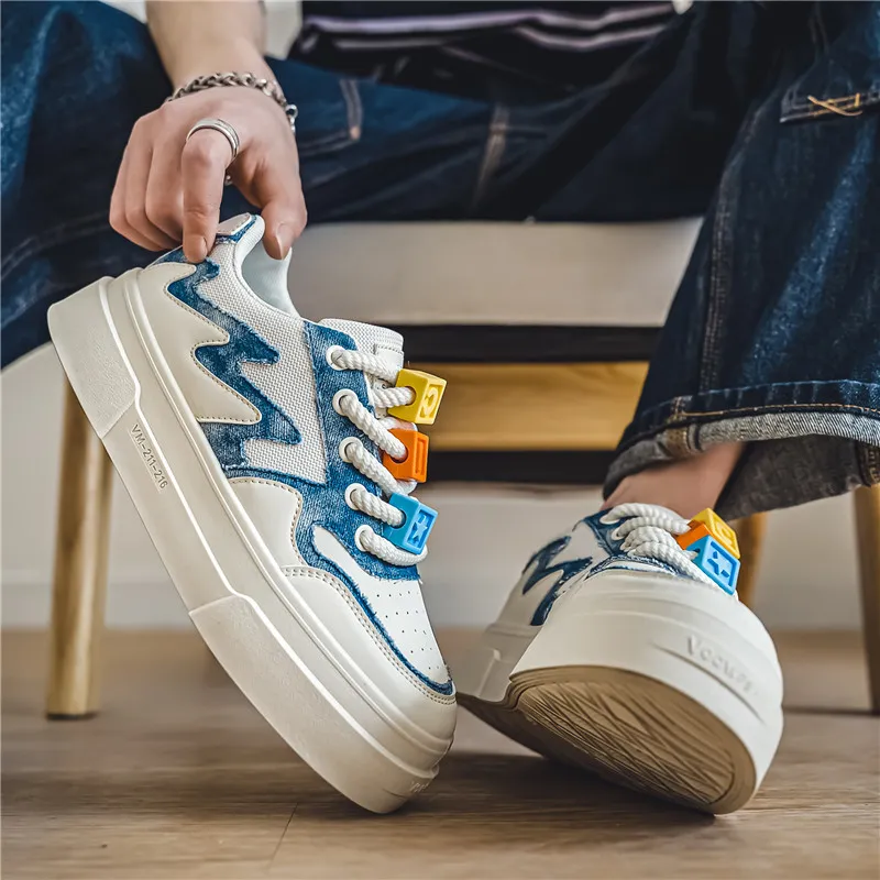 Bull Charm Low-Top Skateboard Shoes Men's-14