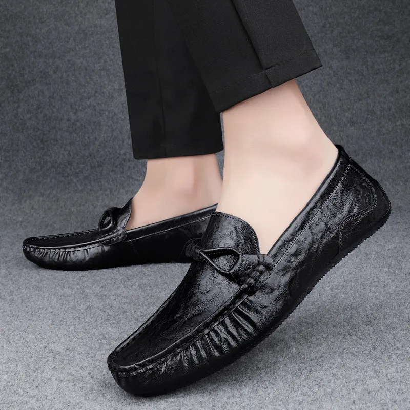 Bull charm Gommino Loafers Men-5